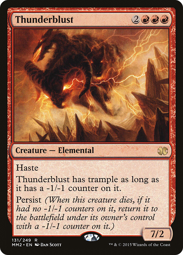 Image of Thunderblust (MM2-131) - Modern Masters 2015 Foil