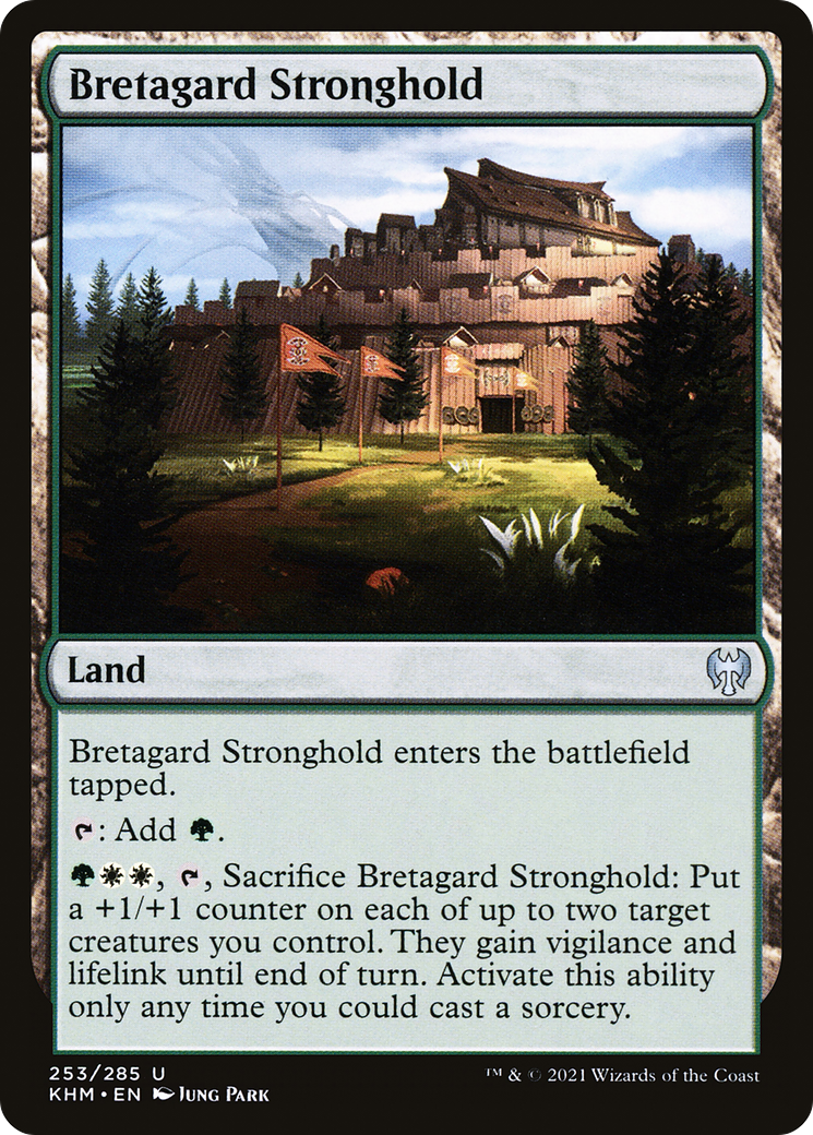 Image of Bretagard Stronghold (KHM-253) - Kaldheim Foil