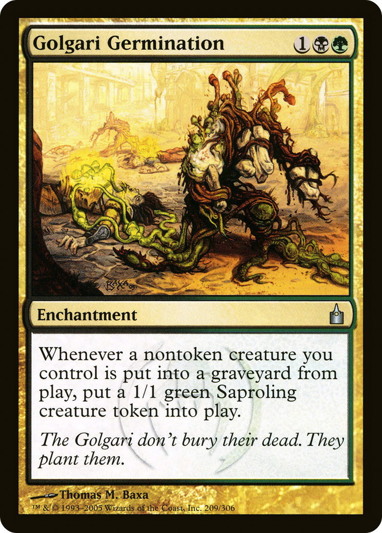Image of Golgari Germination (RAV-209) - Ravnica: City of Guilds Foil