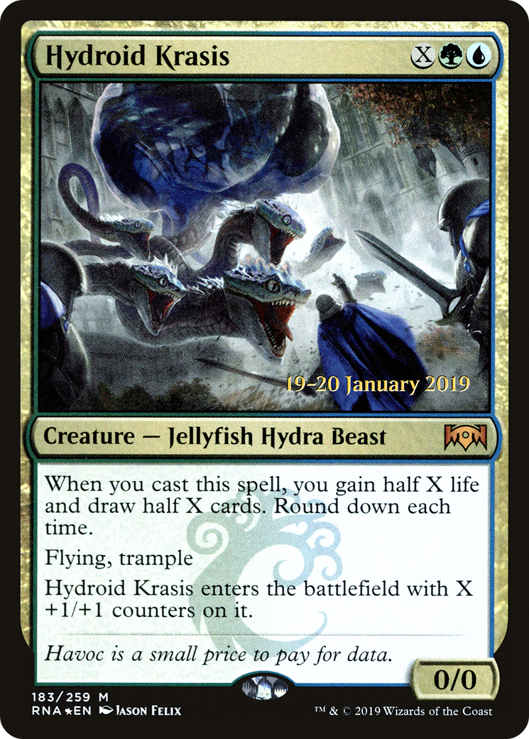 Image of Hydroid Krasis (PRE-183) - Ravnica Allegiance Promos Foil