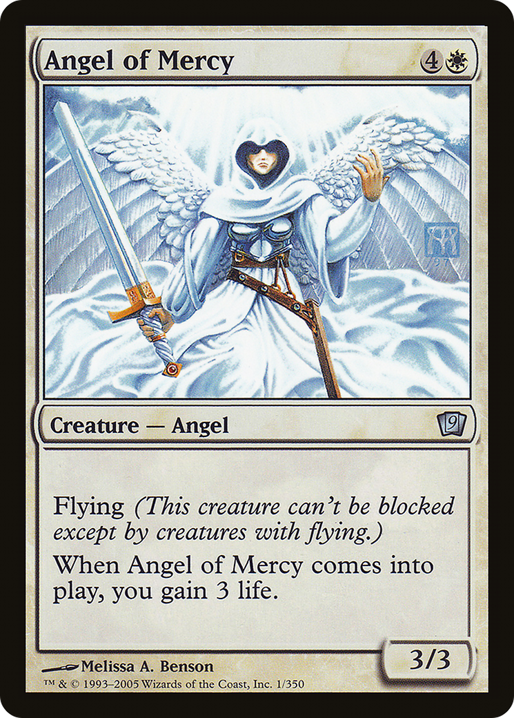 Image of Angel of Mercy (9ED-001) - 9th Edition Foil
