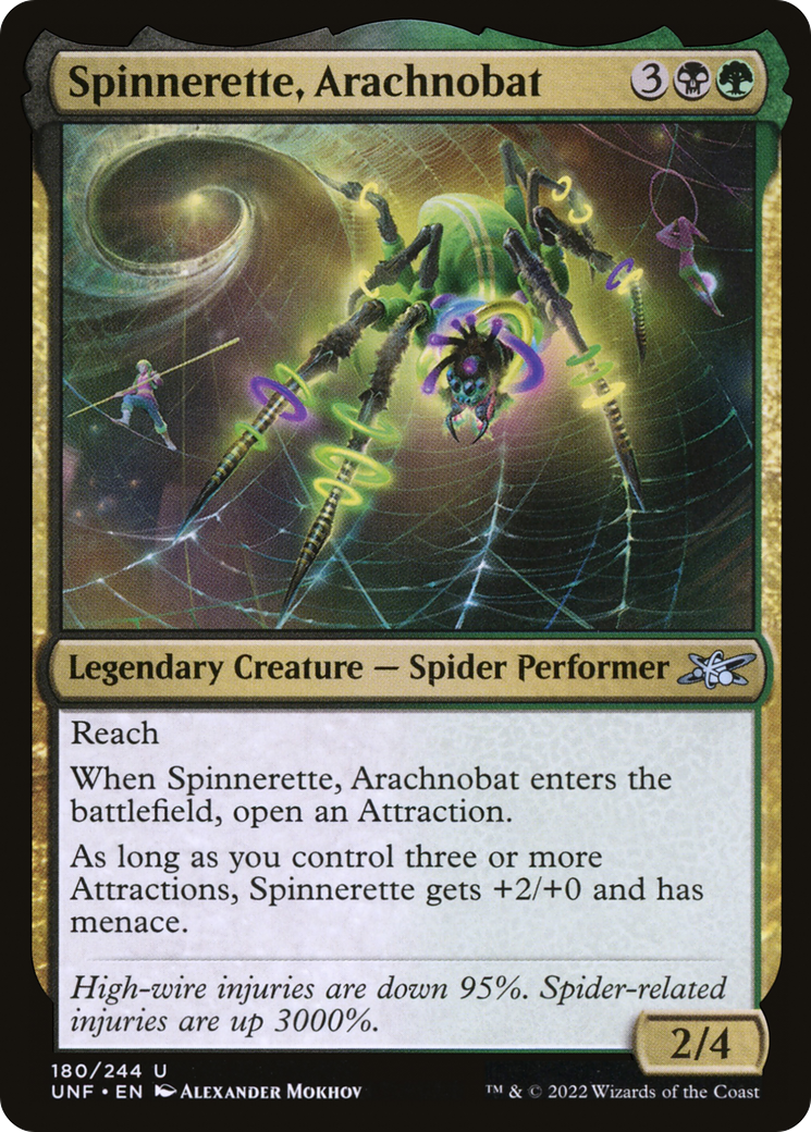 Image of Spinnerette, Arachnobat (UNF-180) - Unfinity