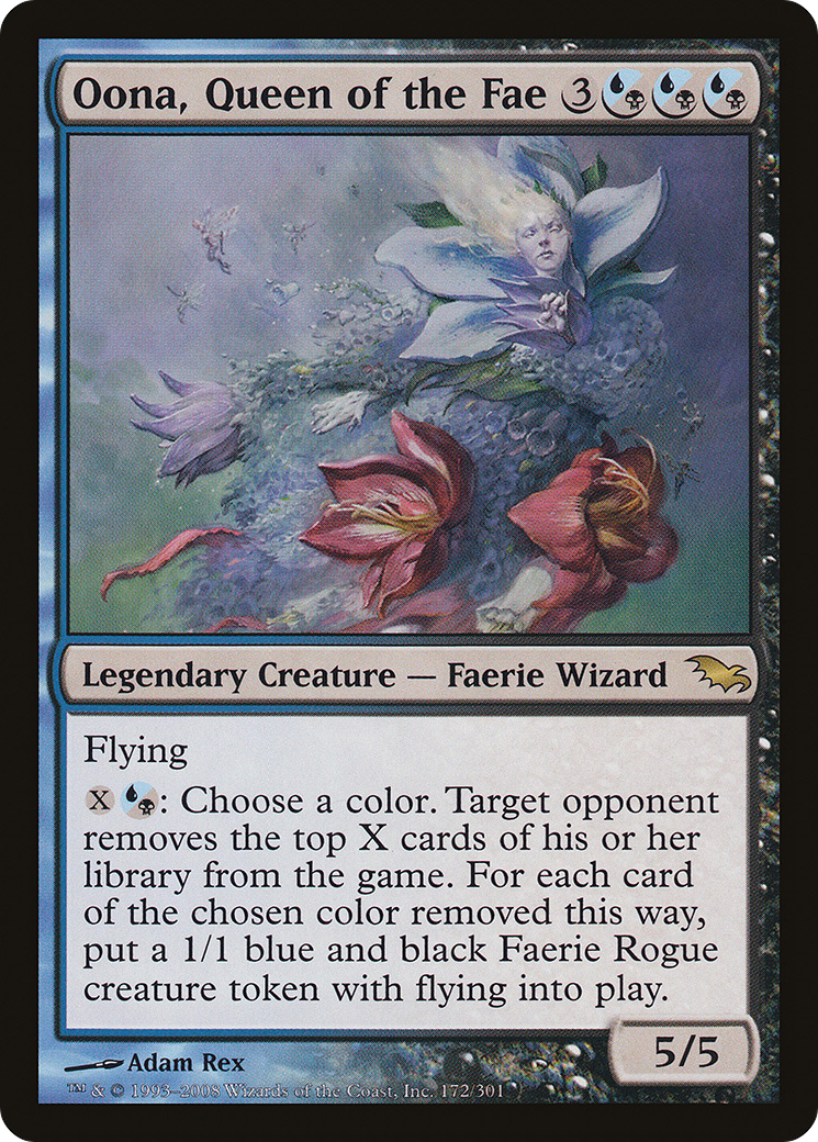 Image of Oona, Queen of the Fae (SHM-172) - Shadowmoor Foil