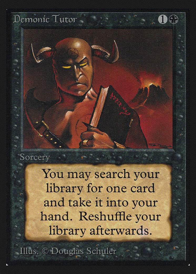 Image of Demonic Tutor (CE) (CED-) - Collectors' Edition