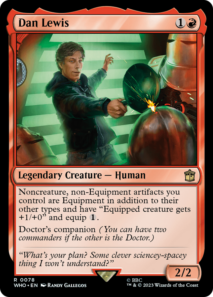 Image of Dan Lewis (WHO-078) - Doctor Who Foil