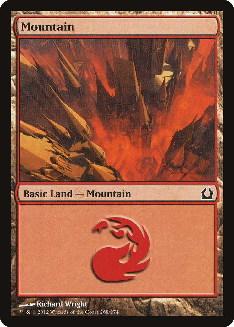 Image of Mountain (268) (RTR-268) - Return to Ravnica Foil