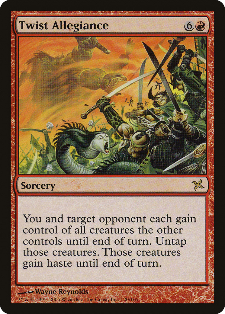 Image of Twist Allegiance (BOK-120) - Betrayers of Kamigawa