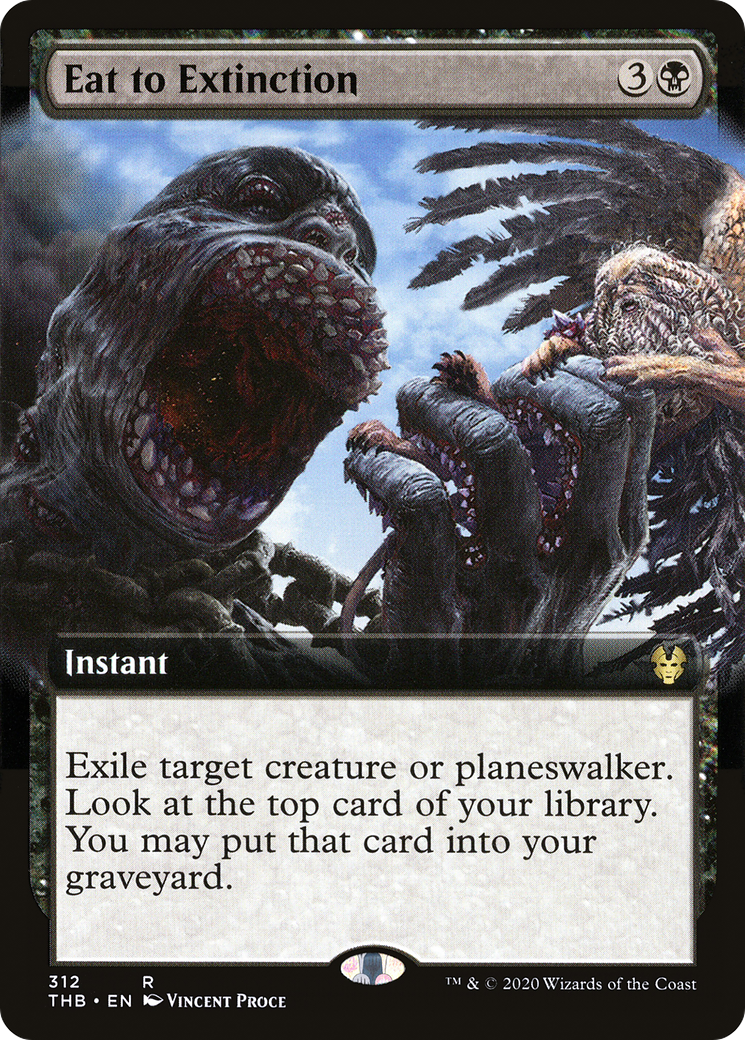 Image of Eat to Extinction (Extended Art) (THB-312) - Theros Beyond Death: (Extended Art)