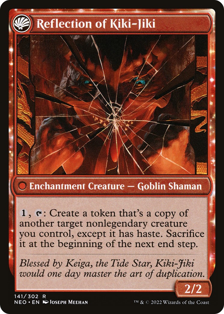 Image of Fable of the Mirror-Breaker (NEO-141) - Kamigawa: Neon Dynasty: (fandfc, enchantment)
