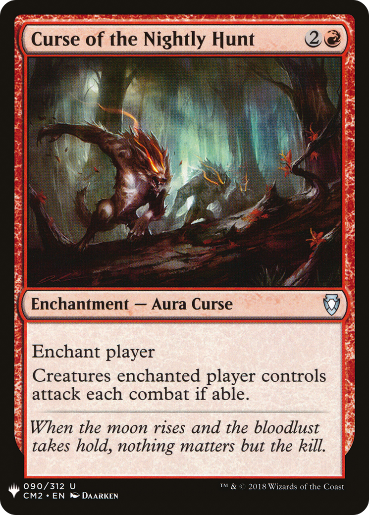 Image of Curse of the Nightly Hunt (LIST-090) - The List