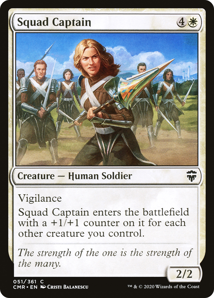 Image of Squad Captain (CMR-051) - Commander Legends Foil