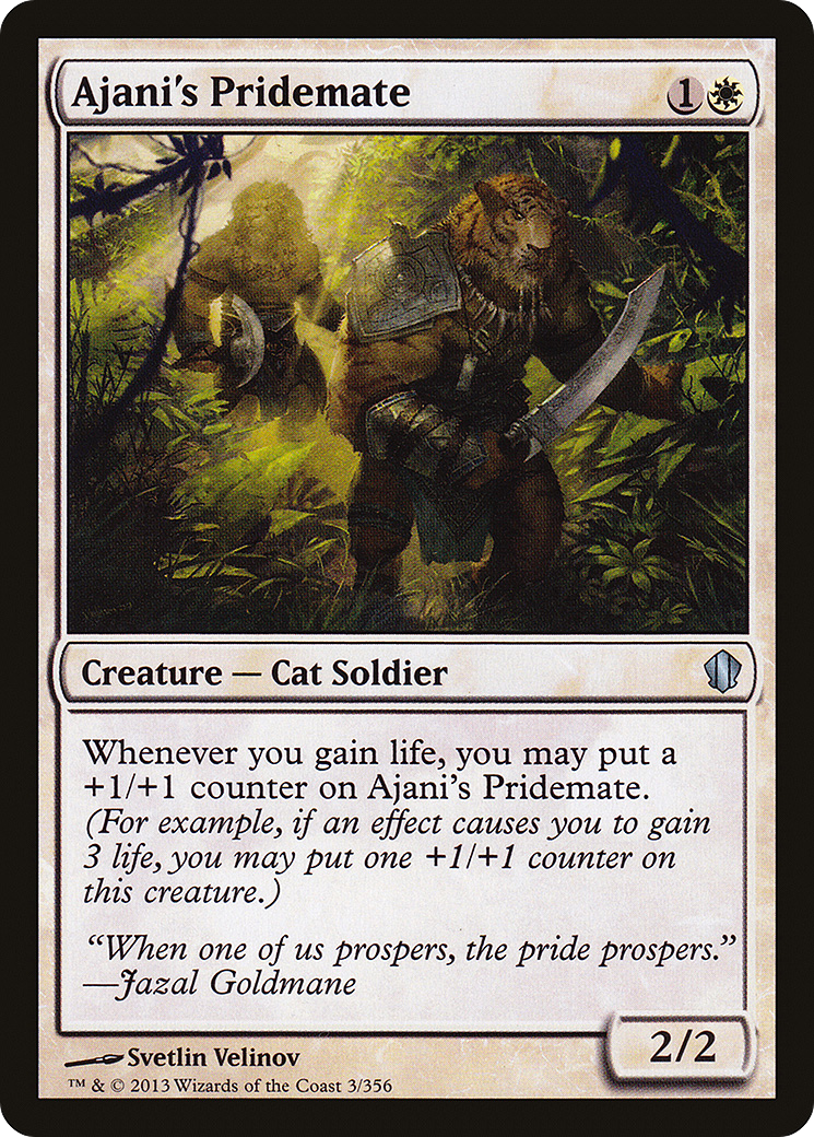 Image of Ajani's Pridemate (C13-003) - Commander 2013