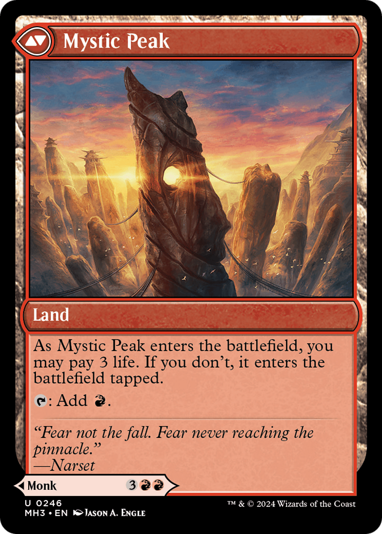 Image of Pinnacle Monk (MH3-246) - Modern Horizons 3 Foil