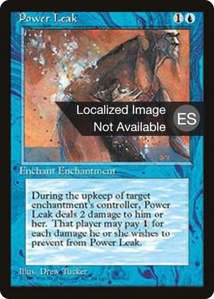 Image of Power Leak (4BB-) - Fourth Edition Foreign Black Border