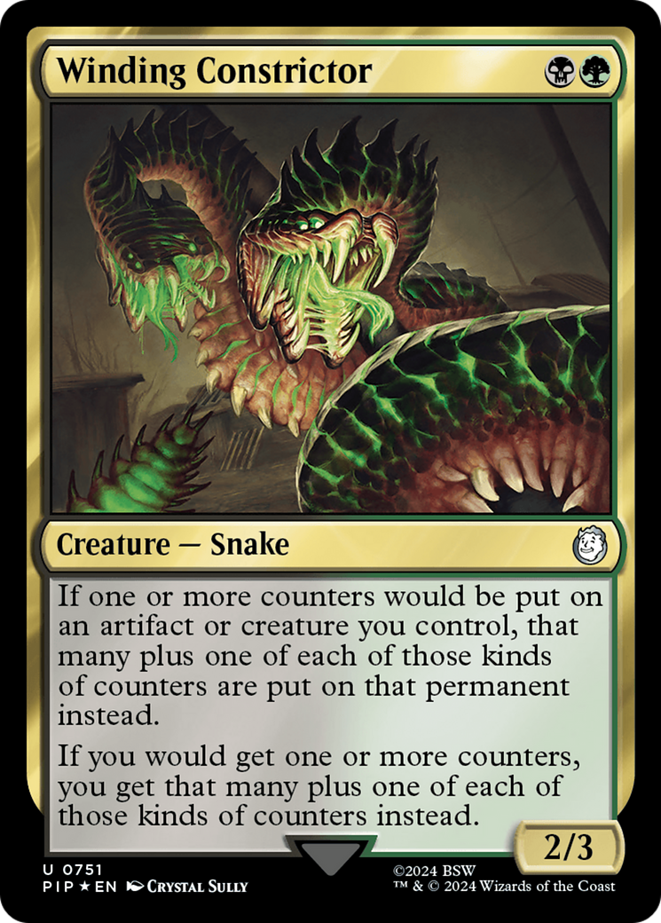 Image of Winding Constrictor (Surge Foil) (PIP-751) - Fallout Foil
