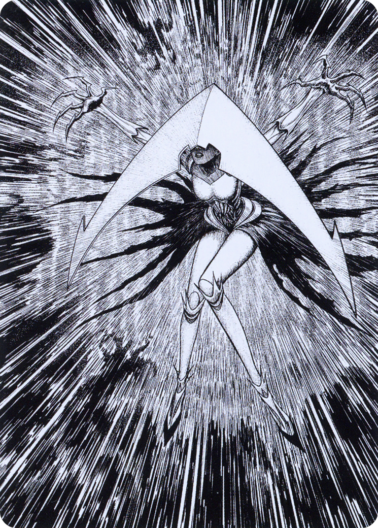 Image of Elesh Norn, Mother of Machines // Elesh Norn, Mother of Machines (AONE-064) - Phyrexia: All Will Be One Art Series (Borderless) Foil
