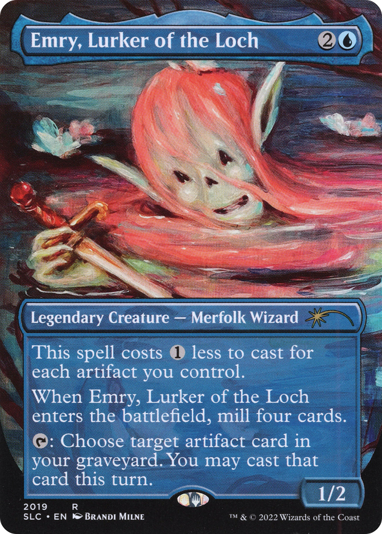 Image of Emry, Lurker of the Loch (SLC-2019) - Secret Lair Countdown Kit (Borderless) Foil