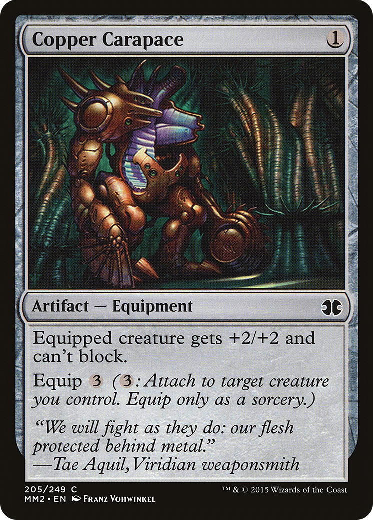 Image of Copper Carapace (MM2-205) - Modern Masters 2015