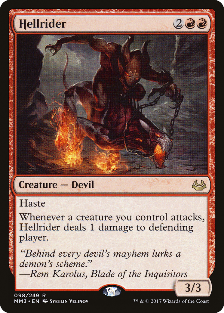 Image of Hellrider (MM3-098) - Modern Masters 2017