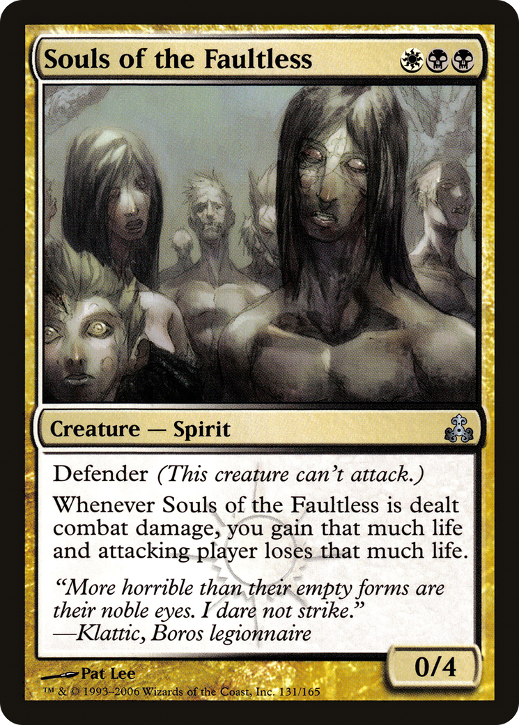 Image of Souls of the Faultless (GPT-131) - Guildpact Foil