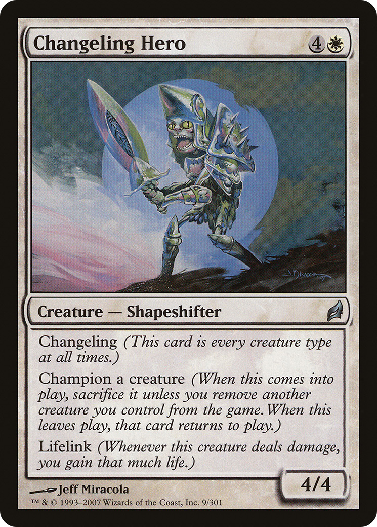 Image of Changeling Hero (LRW-009) - Lorwyn Foil