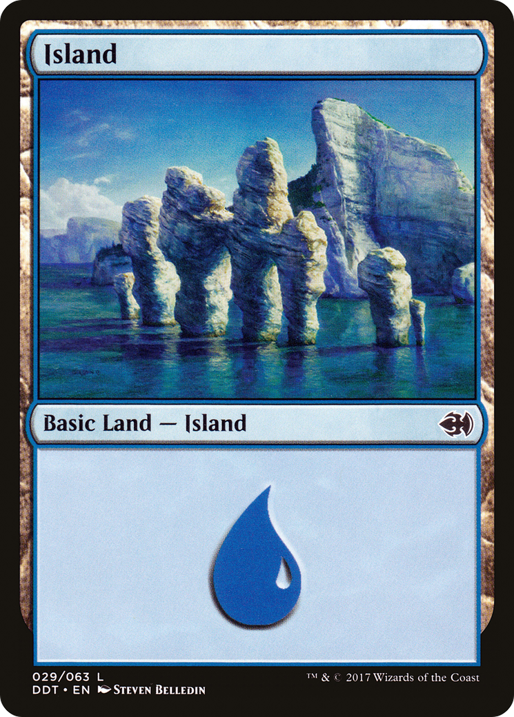 Image of Island (29) (DDT-029) - Duel Decks: Merfolk vs. Goblins