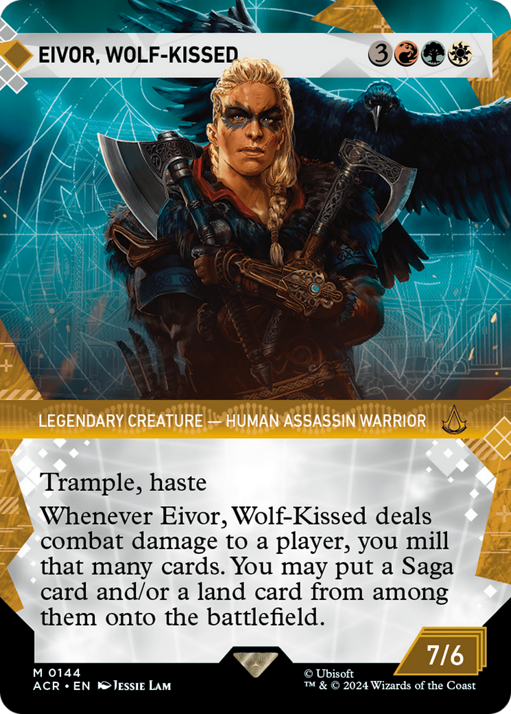 Image of Eivor, Wolf-Kissed (Showcase) (ACR-144) - Assassin's Creed: (Showcase) (Borderless)