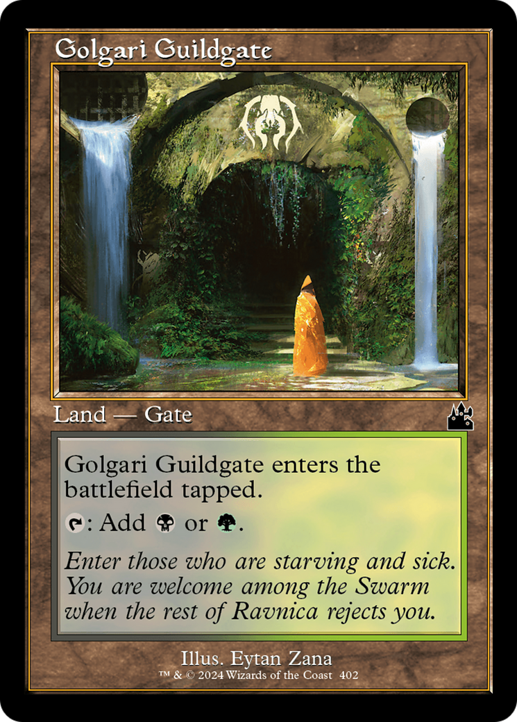 Image of Golgari Guildgate (Retro Frame) (RVR-402) - Ravnica Remastered Foil