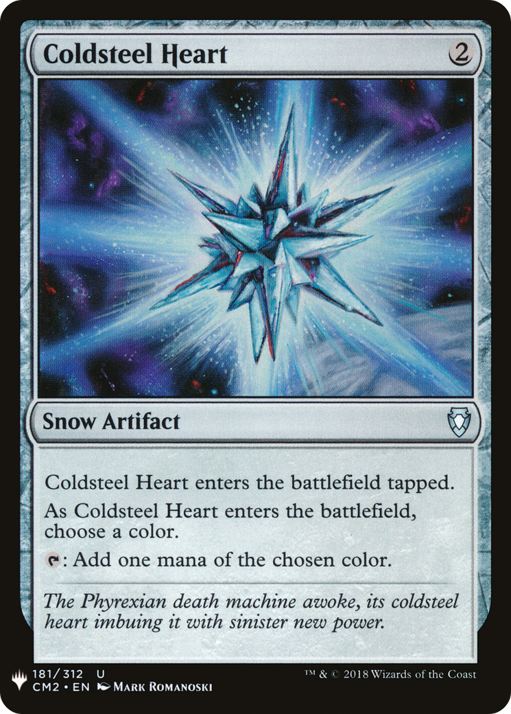 Image of Coldsteel Heart (LIST-181) - The List
