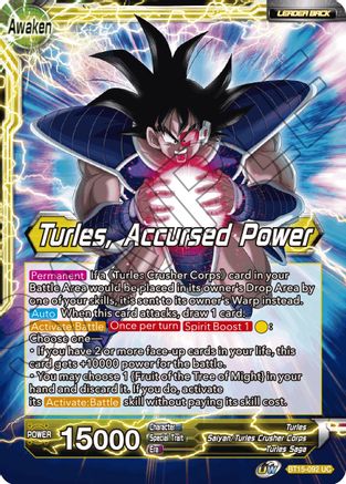 Image of Turles // Turles, Accursed Power (BT15-092) - Saiyan Showdown