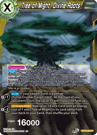 Image of Tree of Might, Divine Roots (BT15-094) - Saiyan Showdown