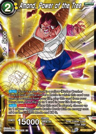 Image of Amond, Power of the Tree (BT15-109) - Saiyan Showdown Foil