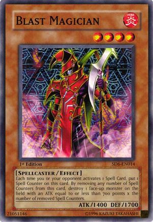 Image of Blast Magician (SD6-EN014) - Structure Deck: Spellcaster's Judgment 1st Edition