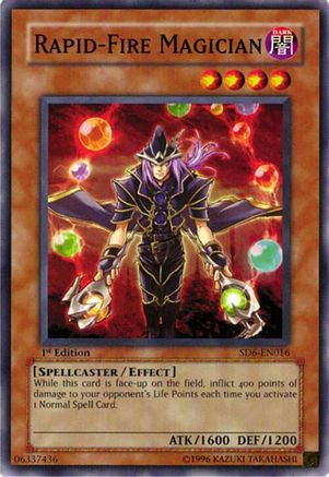 Image of Rapid-Fire Magician (SD6-EN016) - Structure Deck: Spellcaster's Judgment Unlimited