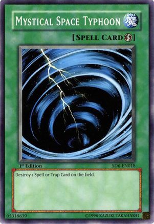 Image of Mystical Space Typhoon (SD6-EN018) - Structure Deck: Spellcaster's Judgment Unlimited