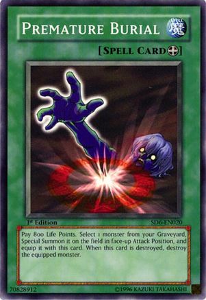 Image of Premature Burial (SD6-EN020) - Structure Deck: Spellcaster's Judgment Unlimited
