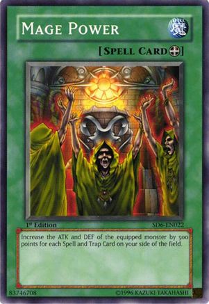 Image of Mage Power (SD6-EN022) - Structure Deck: Spellcaster's Judgment Unlimited