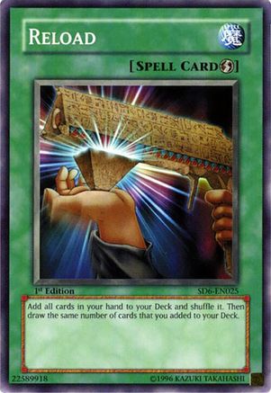 Image of Reload (SD6-EN025) - Structure Deck: Spellcaster's Judgment Unlimited