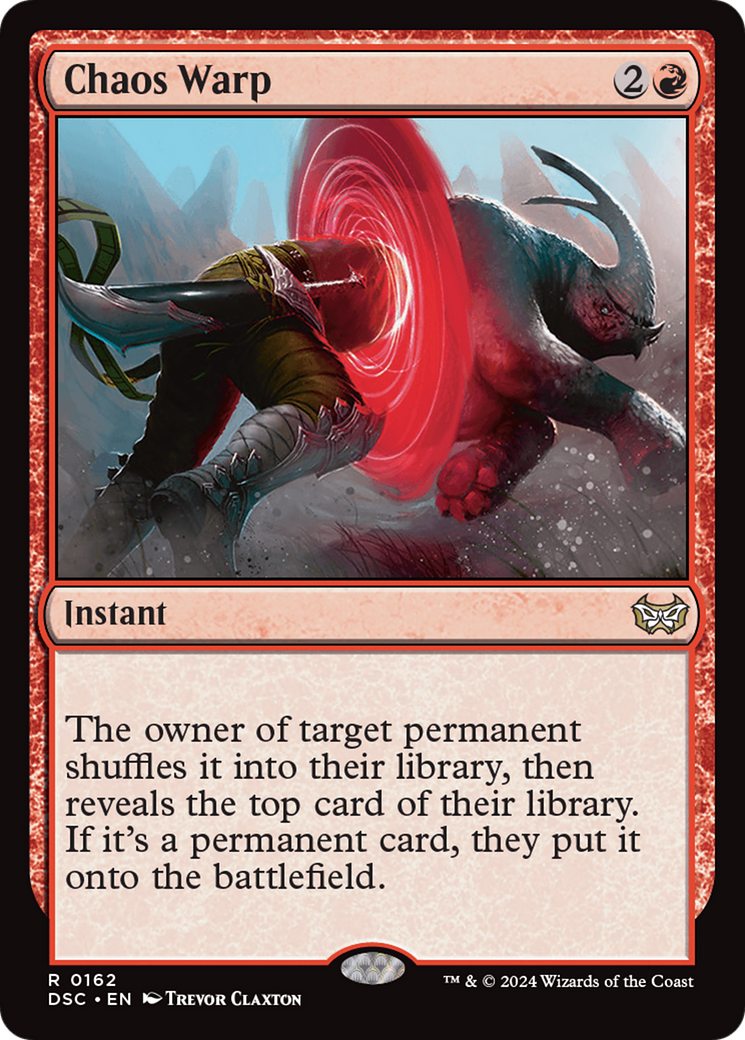 Image of Chaos Warp (DSC-162) - Duskmourn: House of Horror Commander