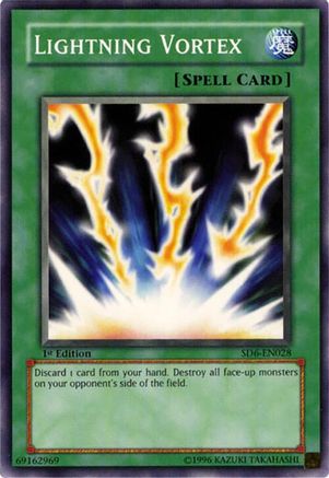 Image of Lightning Vortex (SD6-EN028) - Structure Deck: Spellcaster's Judgment 1st Edition