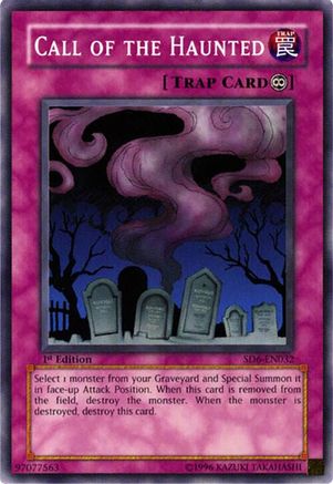 Image of Call Of The Haunted (SD6-EN032) - Structure Deck: Spellcaster's Judgment 1st Edition
