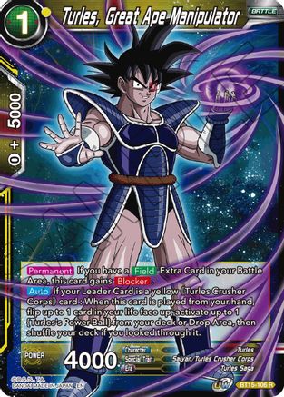 Image of Turles, Great Ape Manipulator (BT15-106) - Saiyan Showdown