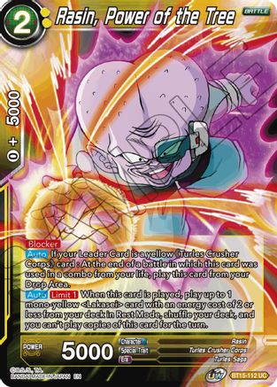 Image of Rasin, Power of the Tree (BT15-112) - Saiyan Showdown