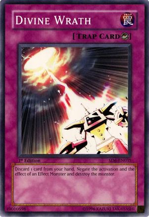 Image of Divine Wrath (SD6-EN035) - Structure Deck: Spellcaster's Judgment Unlimited