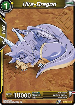 Image of Hire-Dragon (BT15-104) - Saiyan Showdown Foil
