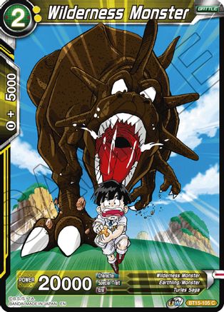 Image of Wilderness Monster (BT15-105) - Saiyan Showdown Foil