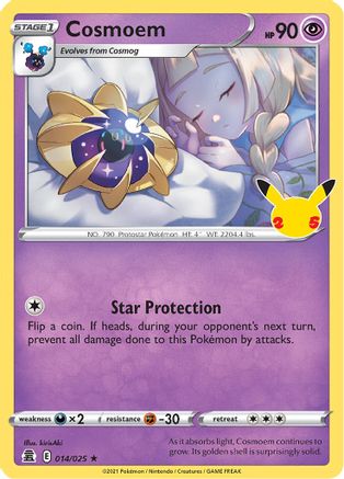 Image of Cosmoem 014/025  - Holofoil Celebrations - Holo Rare