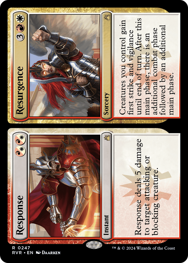 Image of Response // Resurgence (RVR-247) - Ravnica Remastered