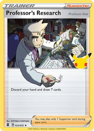 Image of Professor's Research 023/025  - Holofoil Celebrations - Holo Rare
