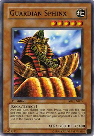 Image of Guardian Sphinx (SD7-EN005) - Structure Deck: Invincible Fortress Unlimited